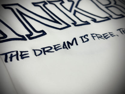 BANKROLLA OFF WHITE & NAVY BOX TEE